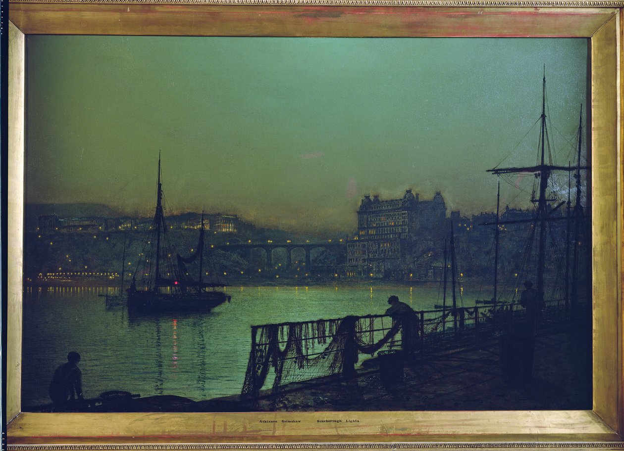 Scarborough: luzes de John Atkinson Grimshaw