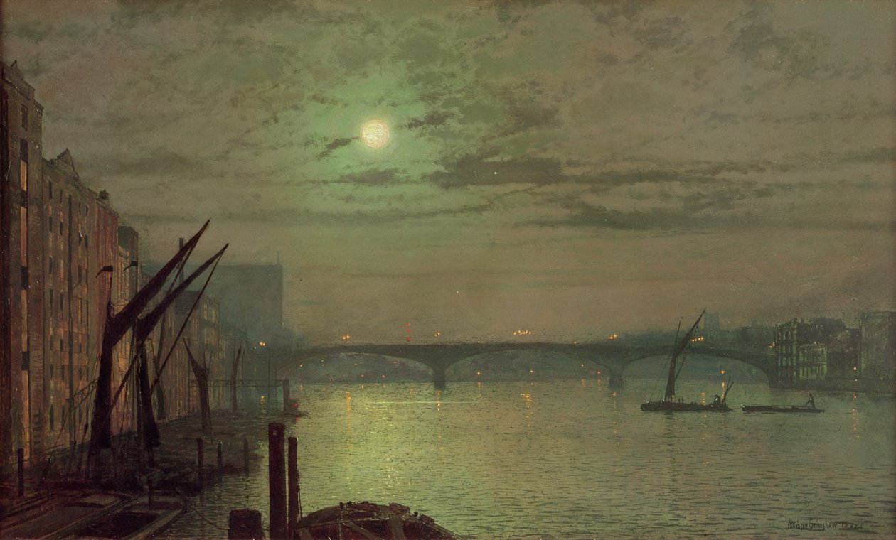 Southwark Bridge, 1882 de John Atkinson Grimshaw