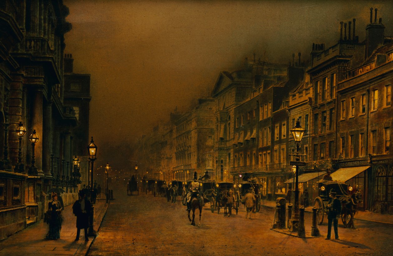 Rua St. James de John Atkinson Grimshaw