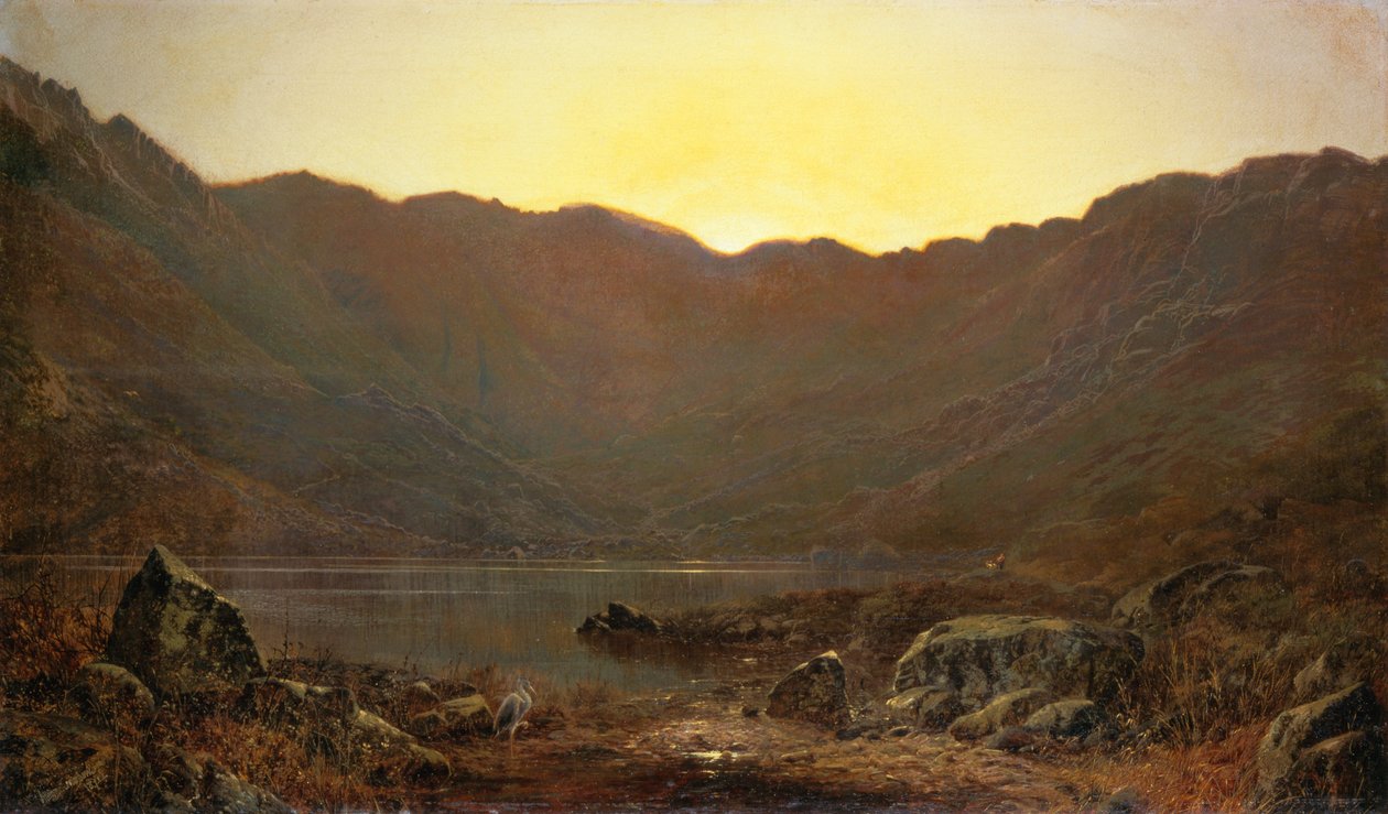 A Perseguição da Garça de John Atkinson Grimshaw