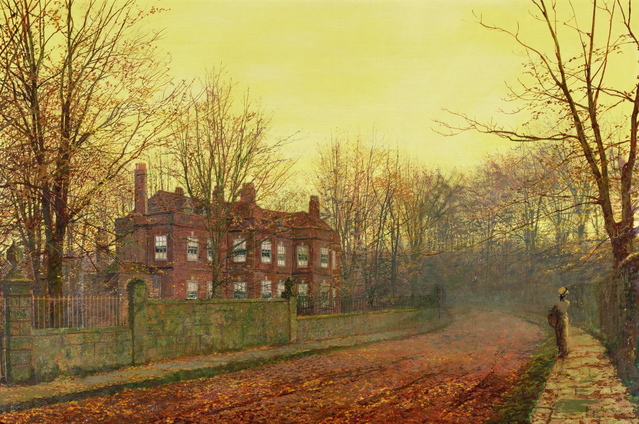 A Glória Minguante do Ano de John Atkinson Grimshaw