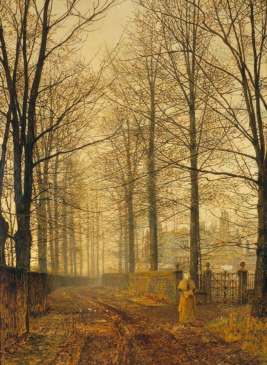 Trezentos anos atrás de John Atkinson Grimshaw