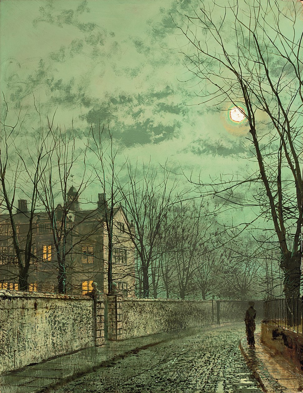 Sob os raios da lua, 1887 de John Atkinson Grimshaw