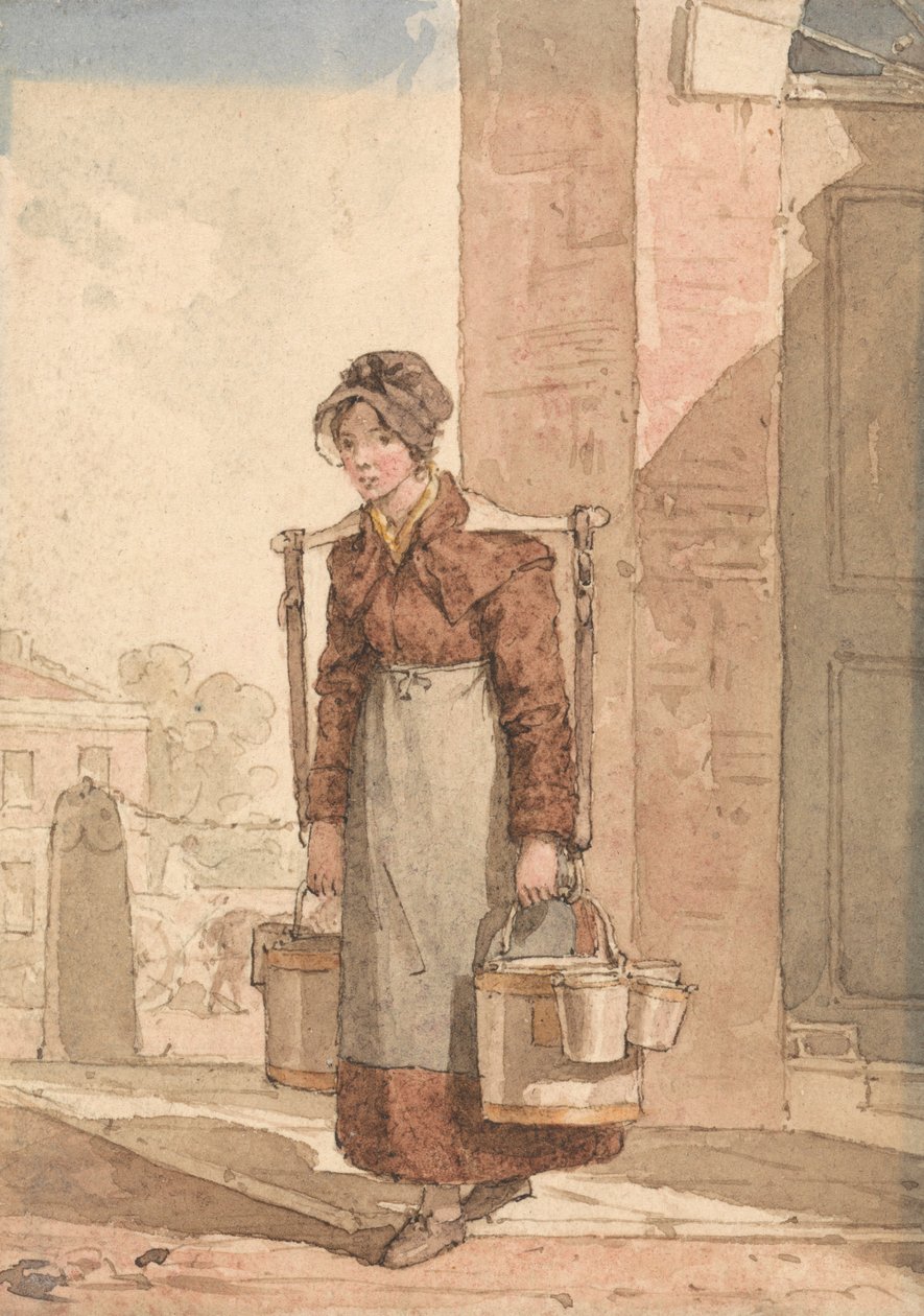 Uma Milkmaid de John Augustus Atkinson