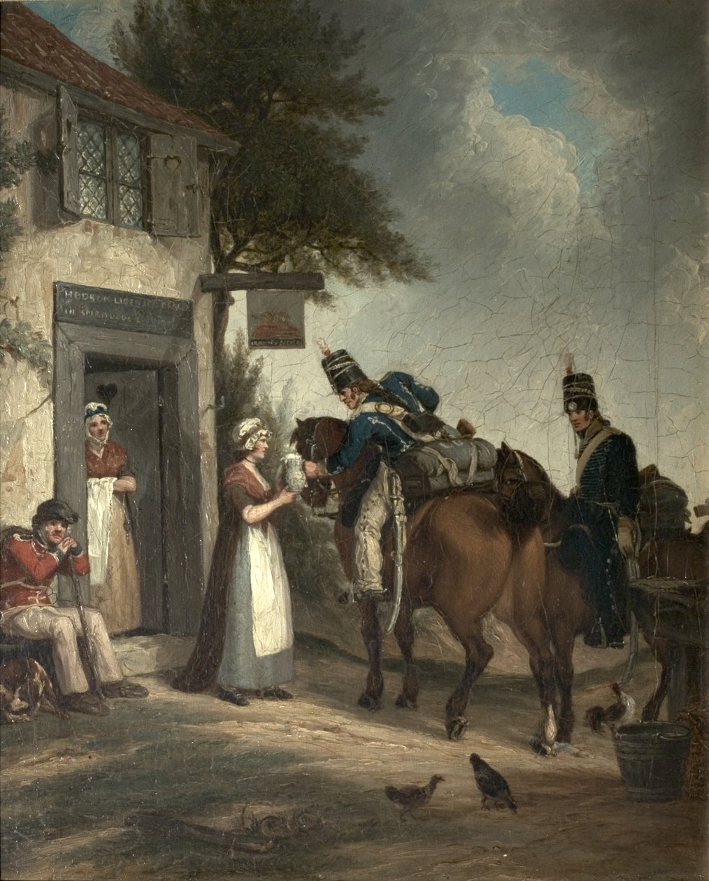 Soldados refrescantes, c.1805 de John Augustus Atkinson