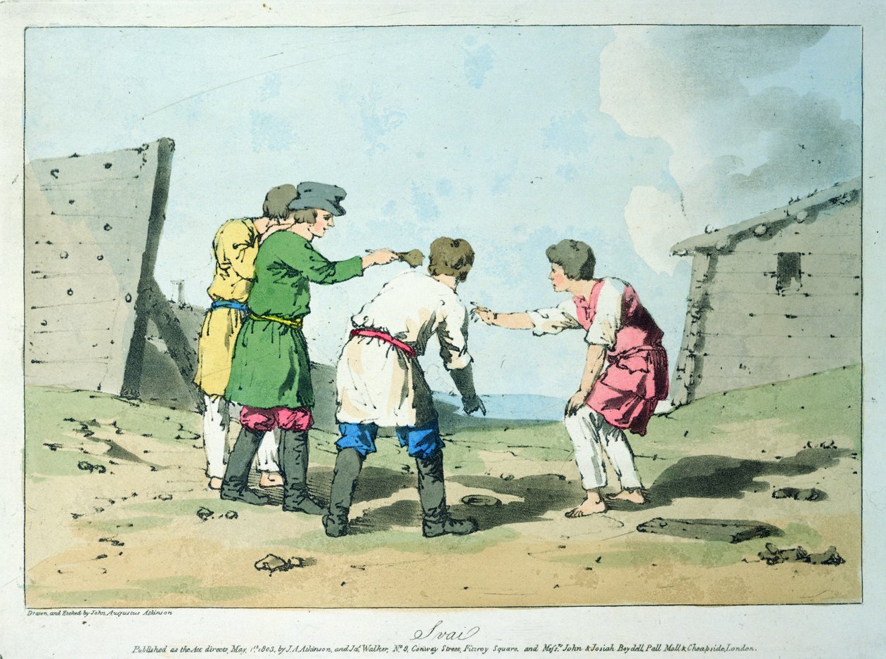 Jogo de Svai, 1803 de John Augustus Atkinson