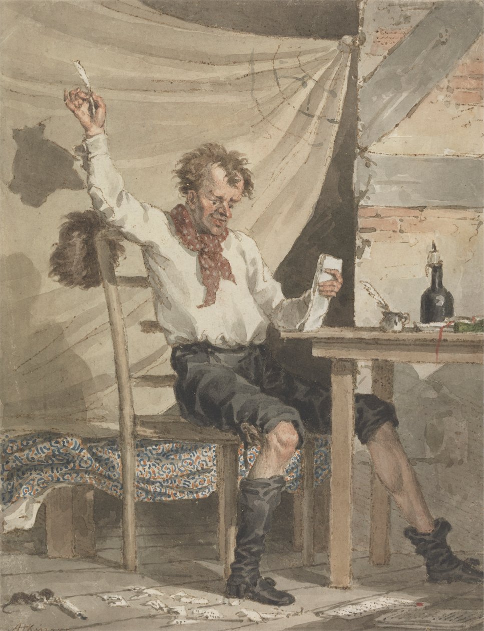 O Poeta de John Augustus Atkinson
