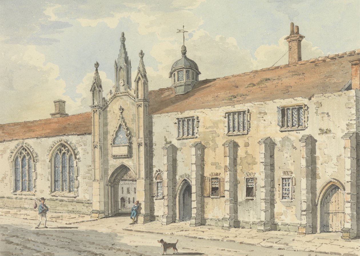 A Escola em Wells, Somerset de John Augustus Atkinson