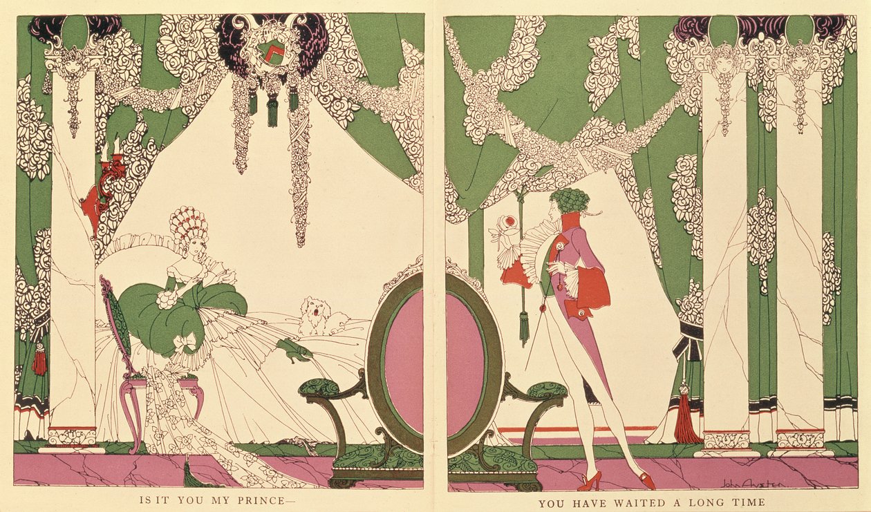 A Bela Adormecida, ilustração de 