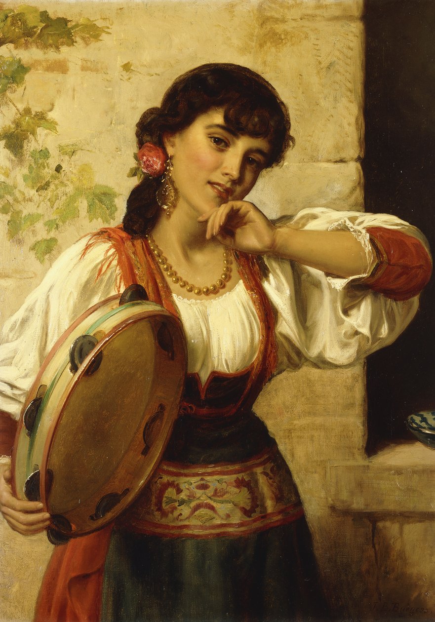 Um dançarino Neopolitan, de John Bagnold Burgess