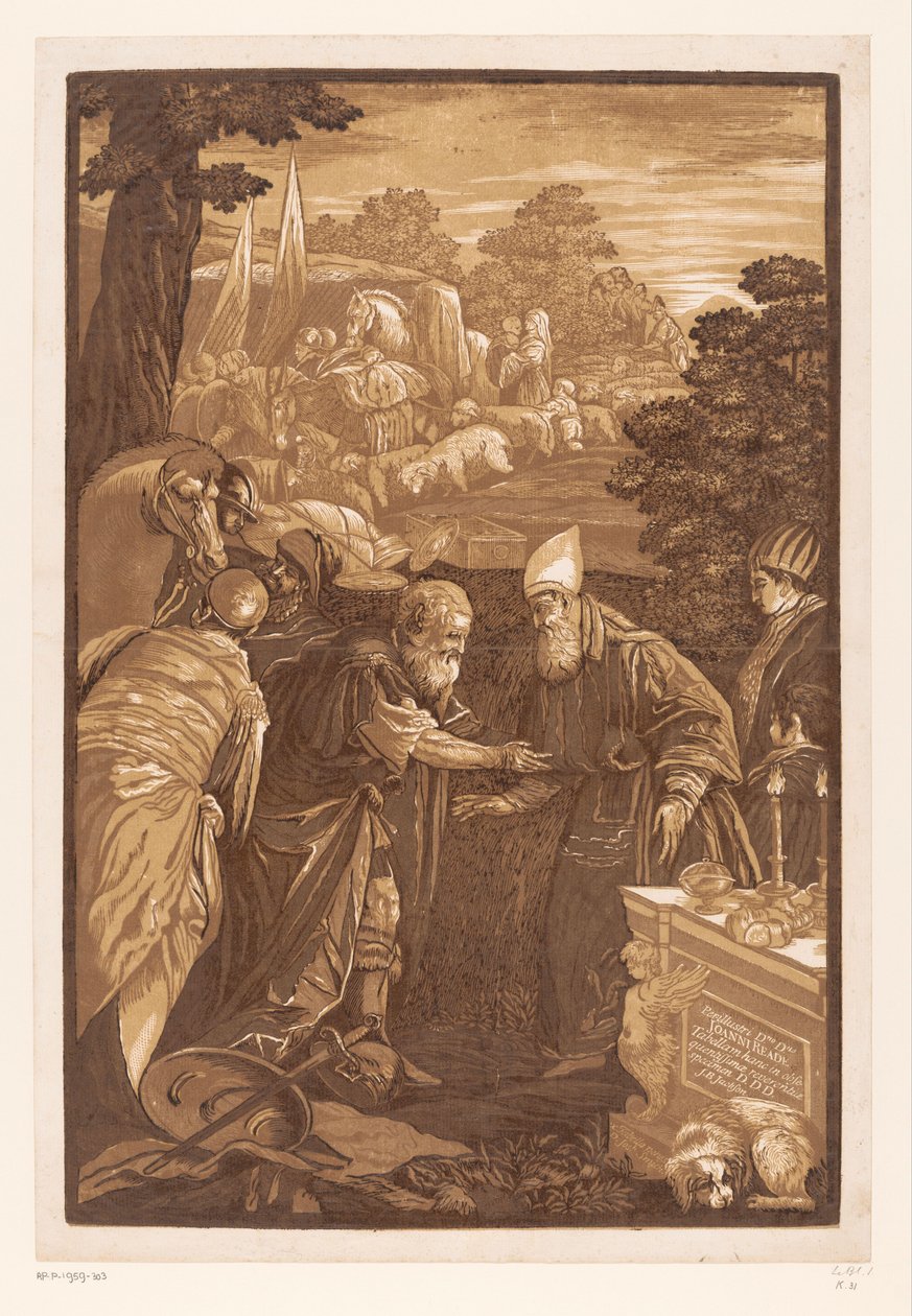 Abraão e Melquisedeque
Obras de arte de mestres venezianos (título da série)
Ópera selectiora (título da série) de John Baptist Jackson