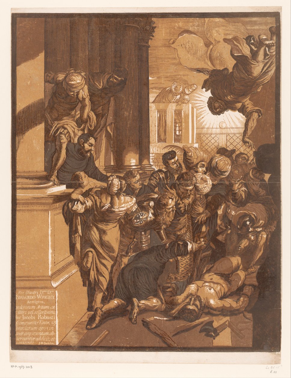 Marcus salva um escravo da sua tortura
Obras de arte de mestres venezianos (título da série)
Ópera selectiora (título da série) de John Baptist Jackson