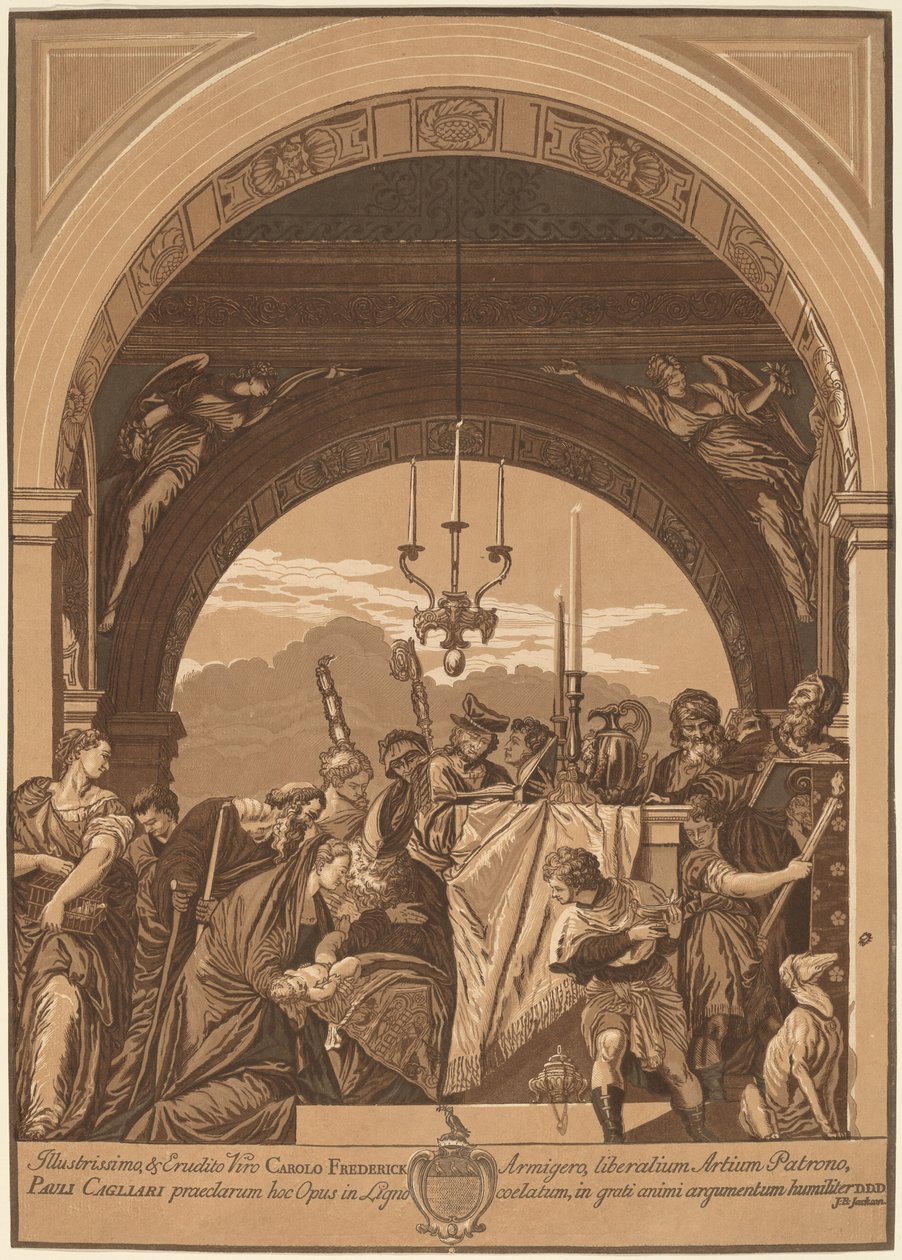 A Apresentação no Templo de John Baptist Jackson, after Veronese