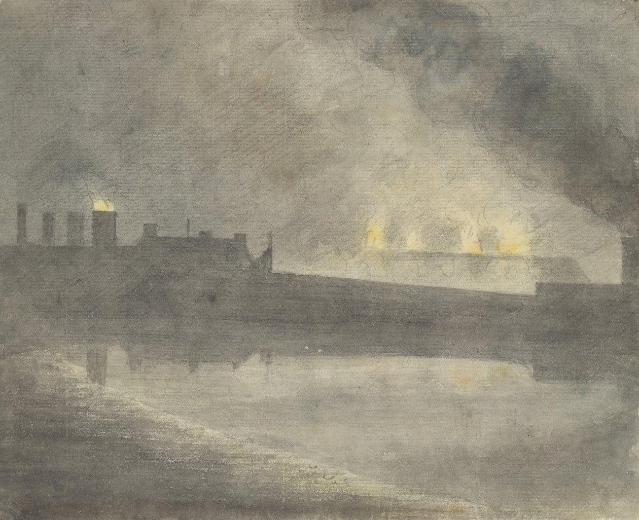 Fundição em Canon, 1792. de John Baptist Malchair