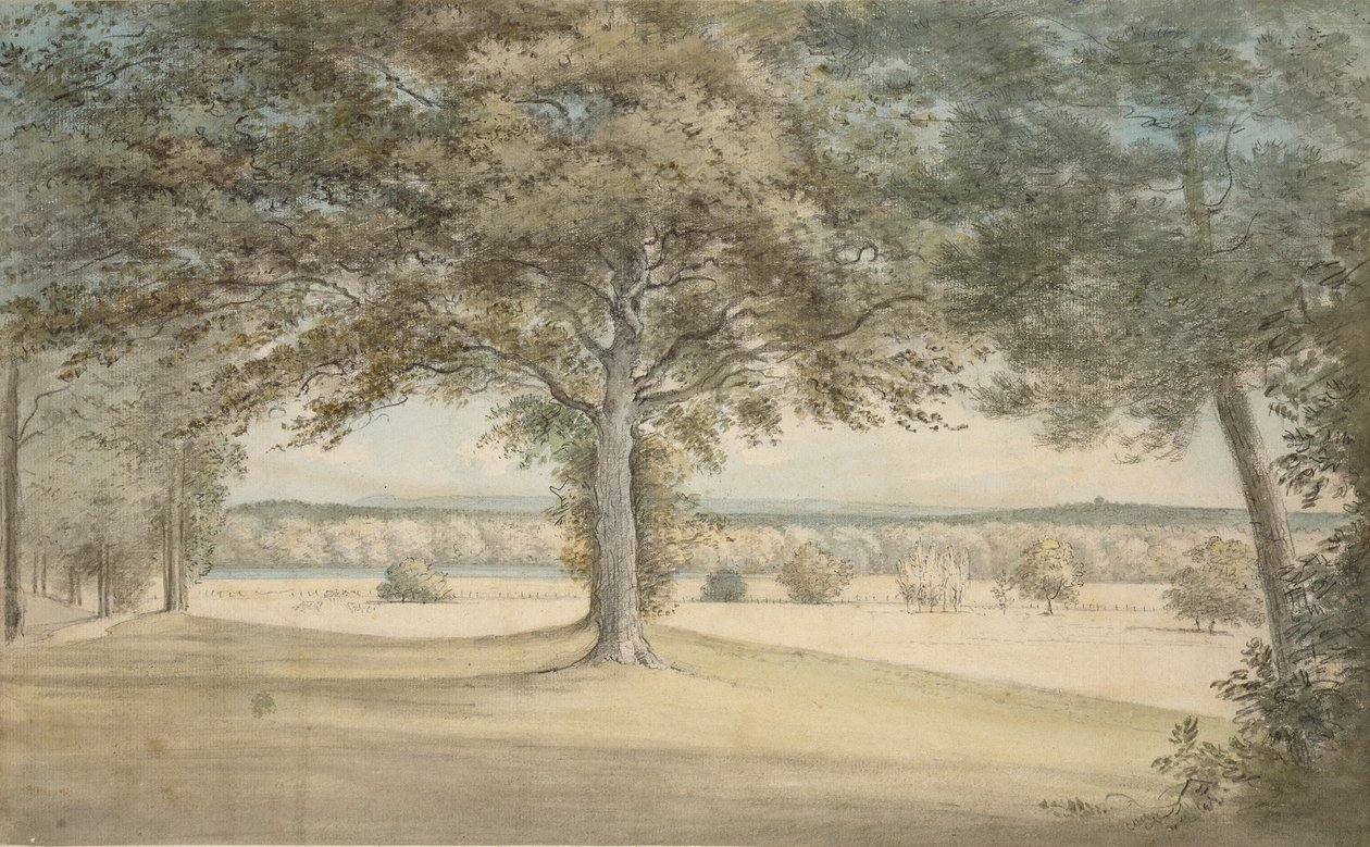 Kirtlington Park, 9 de outubro de 1783 de John Baptist Malchair
