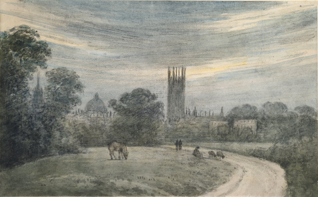 A entrada para Oxford de Londres, de recolhimento, 16 de julho de 1790 de John Baptist Malchair