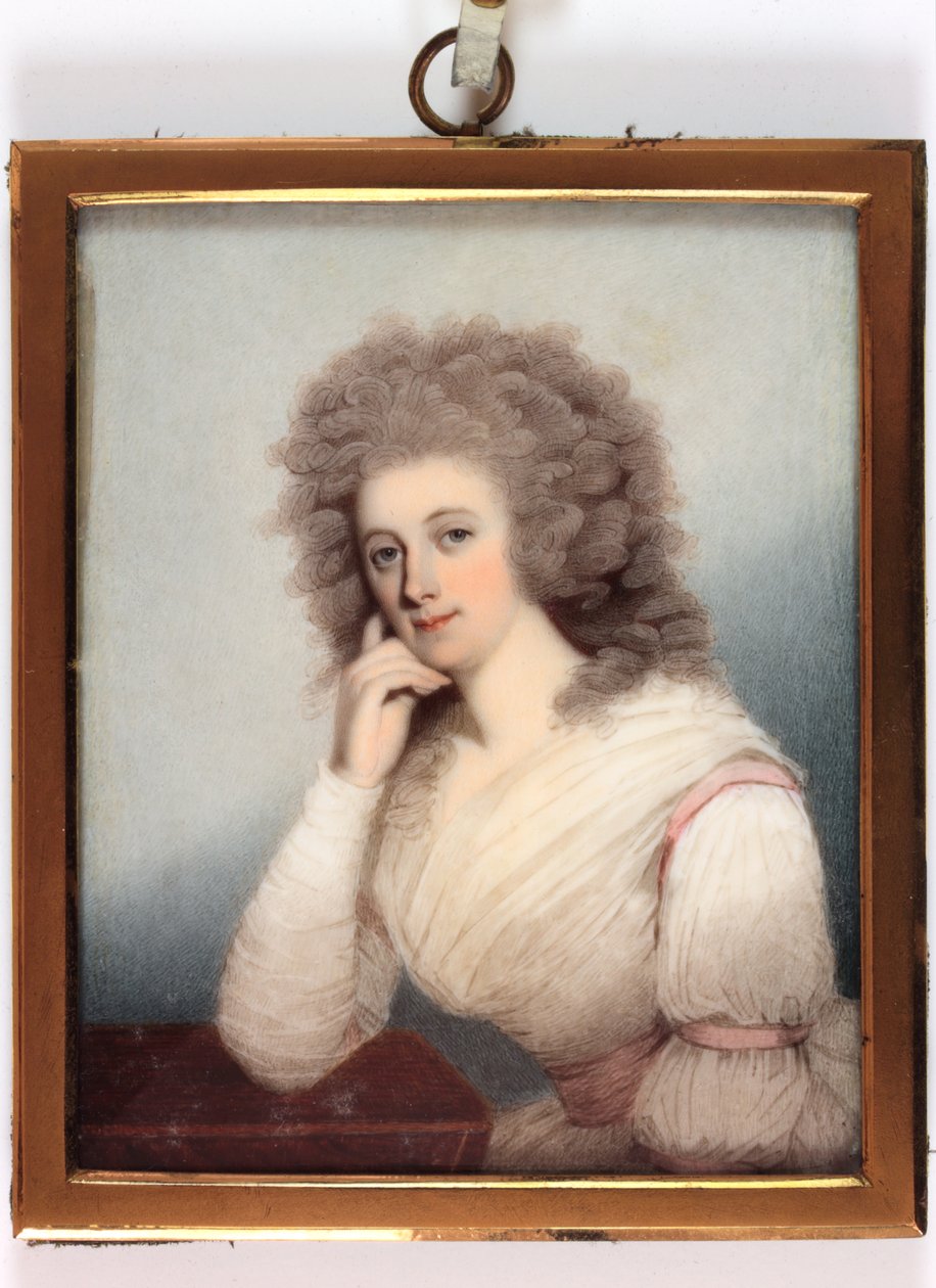 Margaret Dundas, Sra. Scott (esmalte) de John Barry