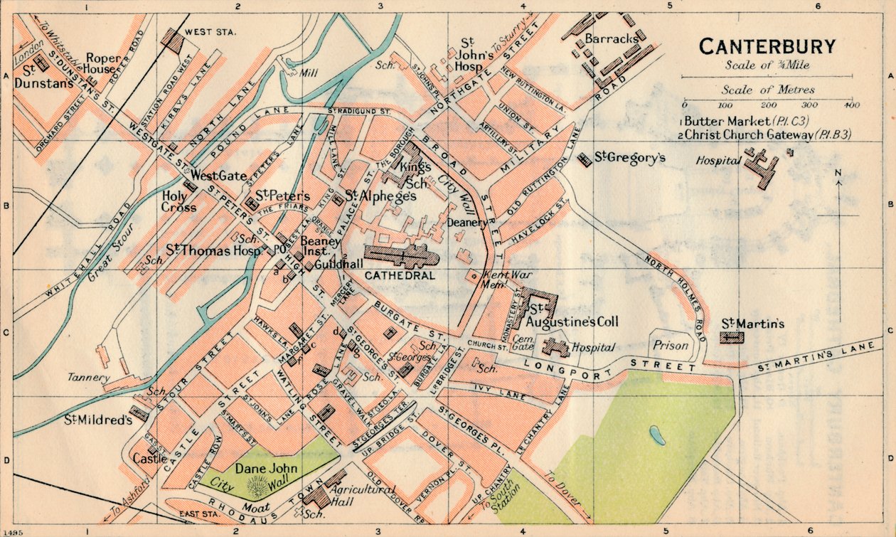 Cantuária, século XX de John Bartholomew