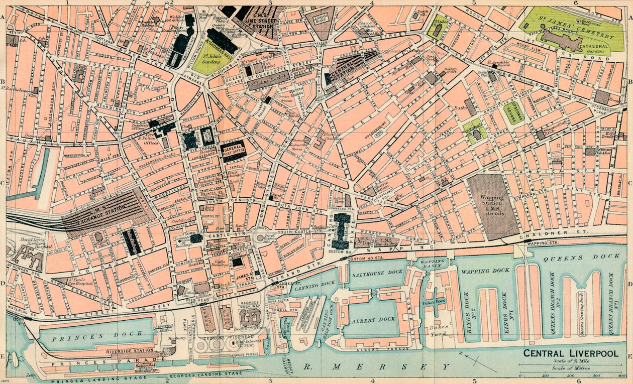 Liverpool Central, século XX de John Bartholomew