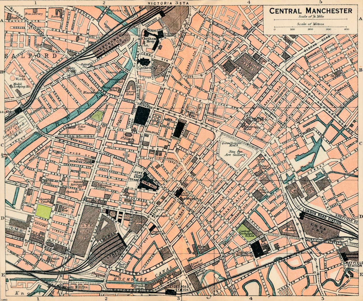 Manchester Central, século XX de John Bartholomew