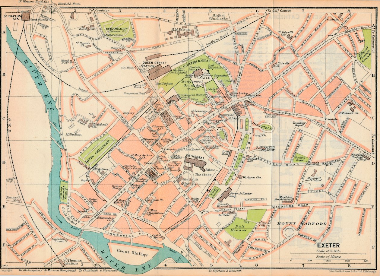 Exeter, século XX de John Bartholomew