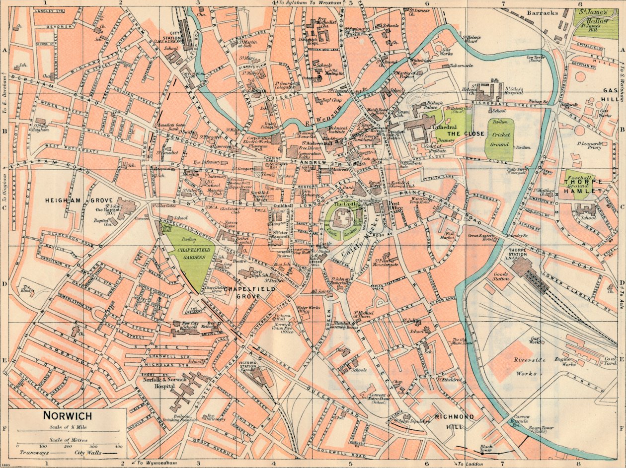 Norwich, século XX de John Bartholomew