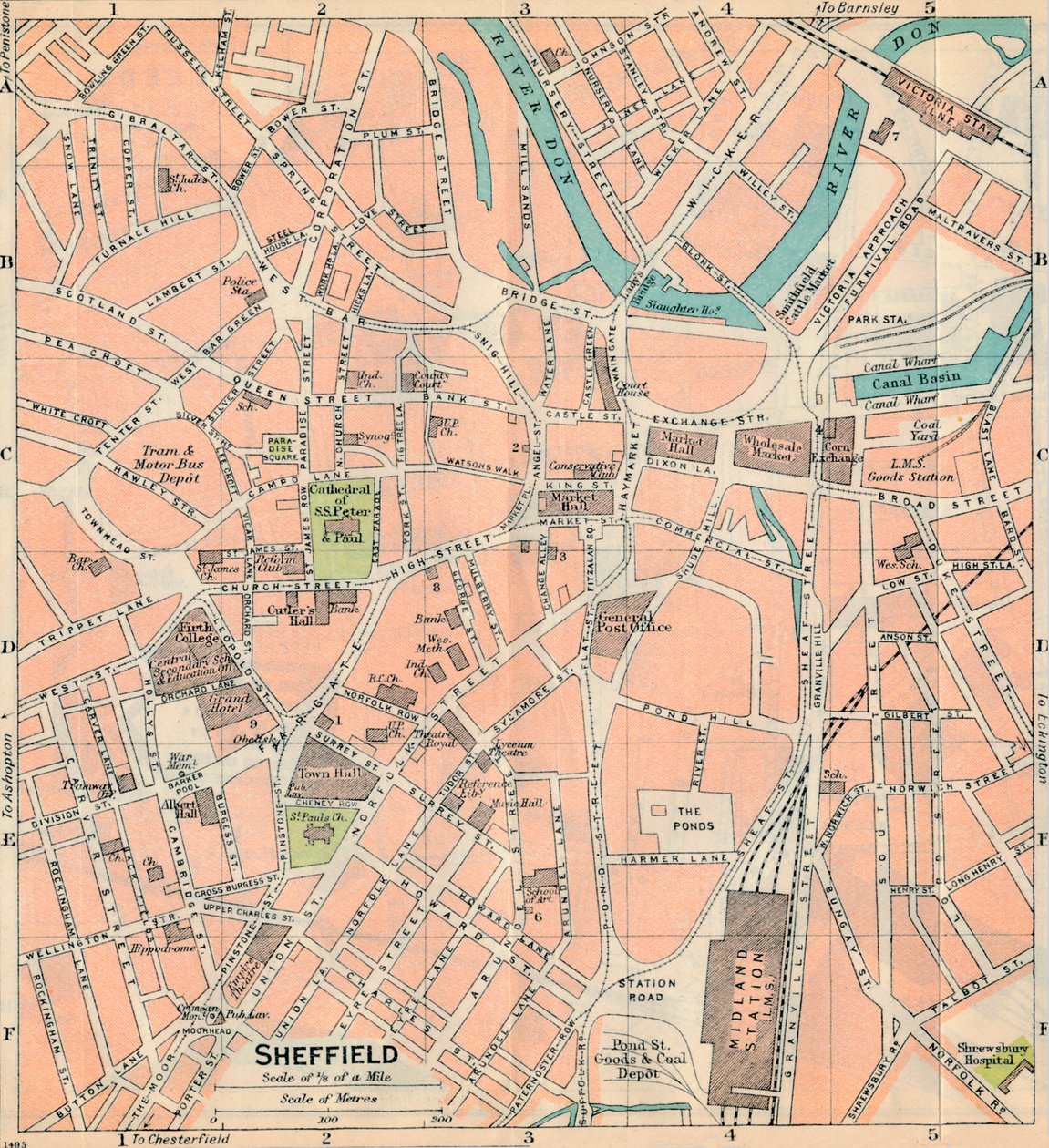 Sheffield, século XX de John Bartholomew