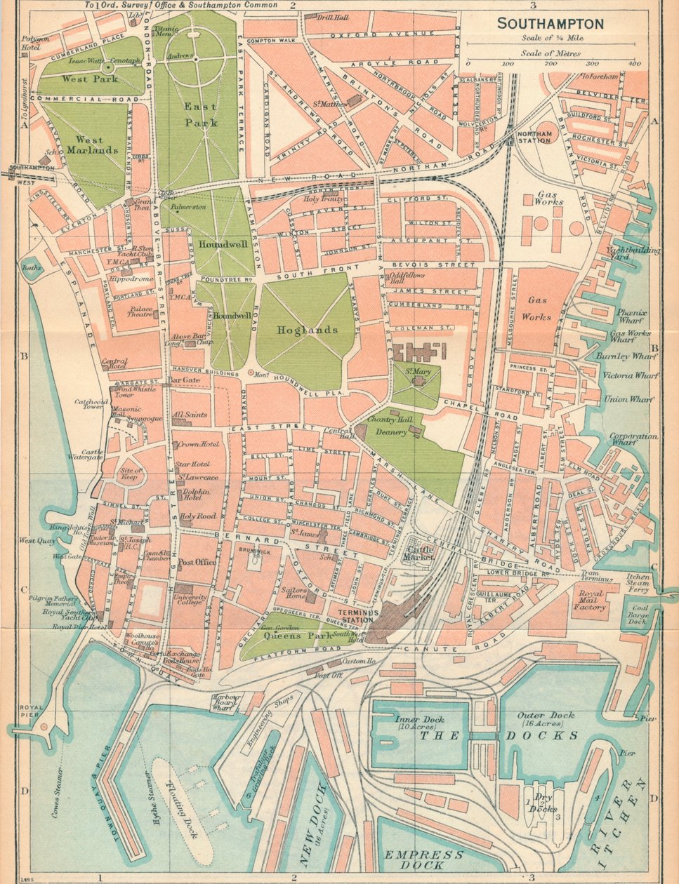 Southampton, século XX de John Bartholomew