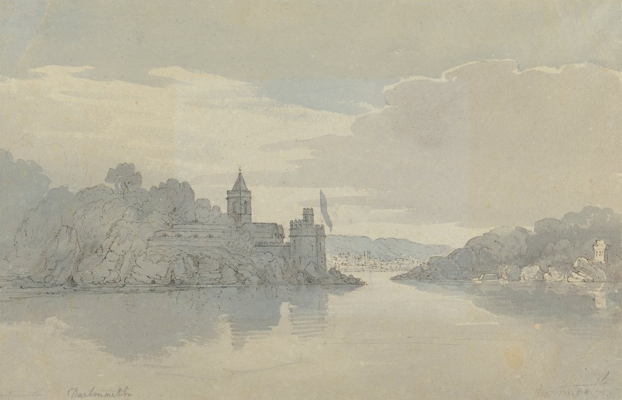 Castelo de Dartmouth de John Baverstock Knight