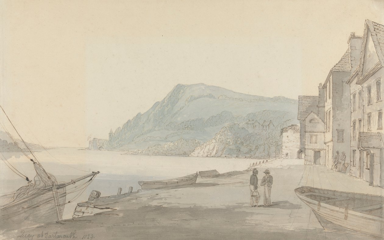 Cais em Dartmouth de John Baverstock Knight
