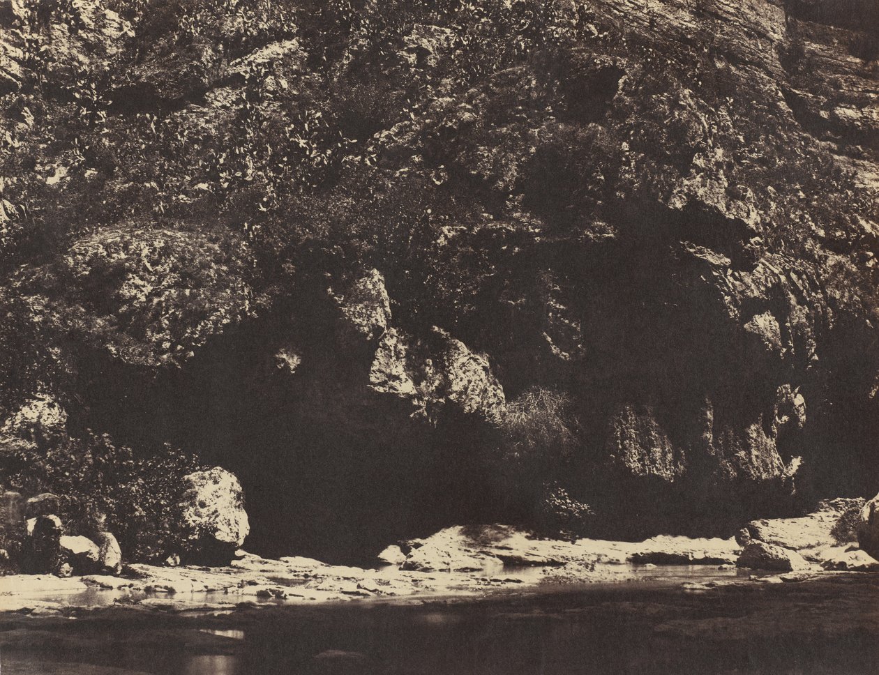 Banco do Rhumel, perto de Constantine, Argélia, ca. 1855-56. de John Beasley Greene
