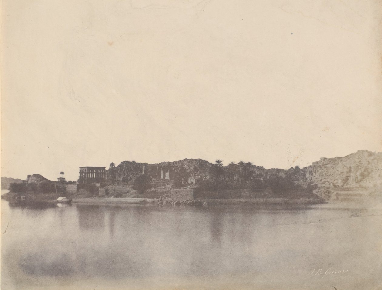 Ilha de Philae, 1853-54. de John Beasley Greene