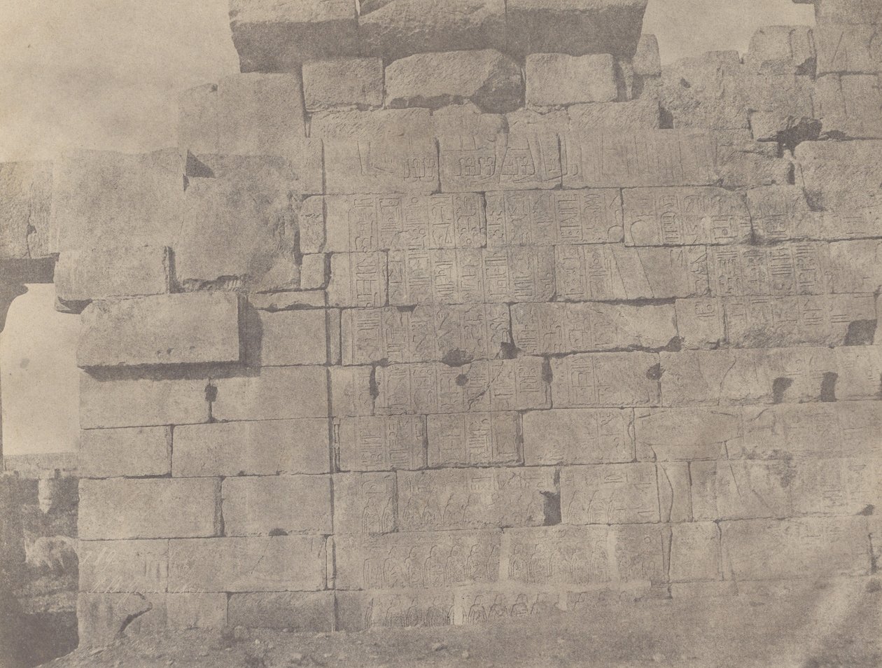 [Karnac, Salão Hipostilo, Parede Sul (Exterior) de John Beasley Greene