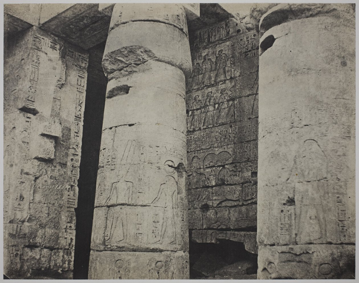 Medinet Habu, Templo Mortuário de Ramsés III, Parede Esquerda de John Beasley Greene