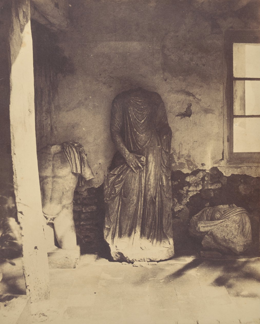 Sem título [Esculturas romanas, Museu Cherchell], 1856. de John Beasley Greene