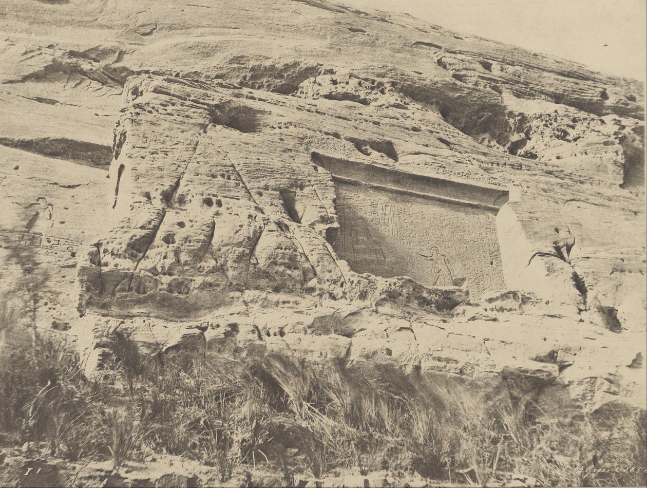 Ibsamboul, Estela à direita do Templo de Hathor de John Beasly Greene