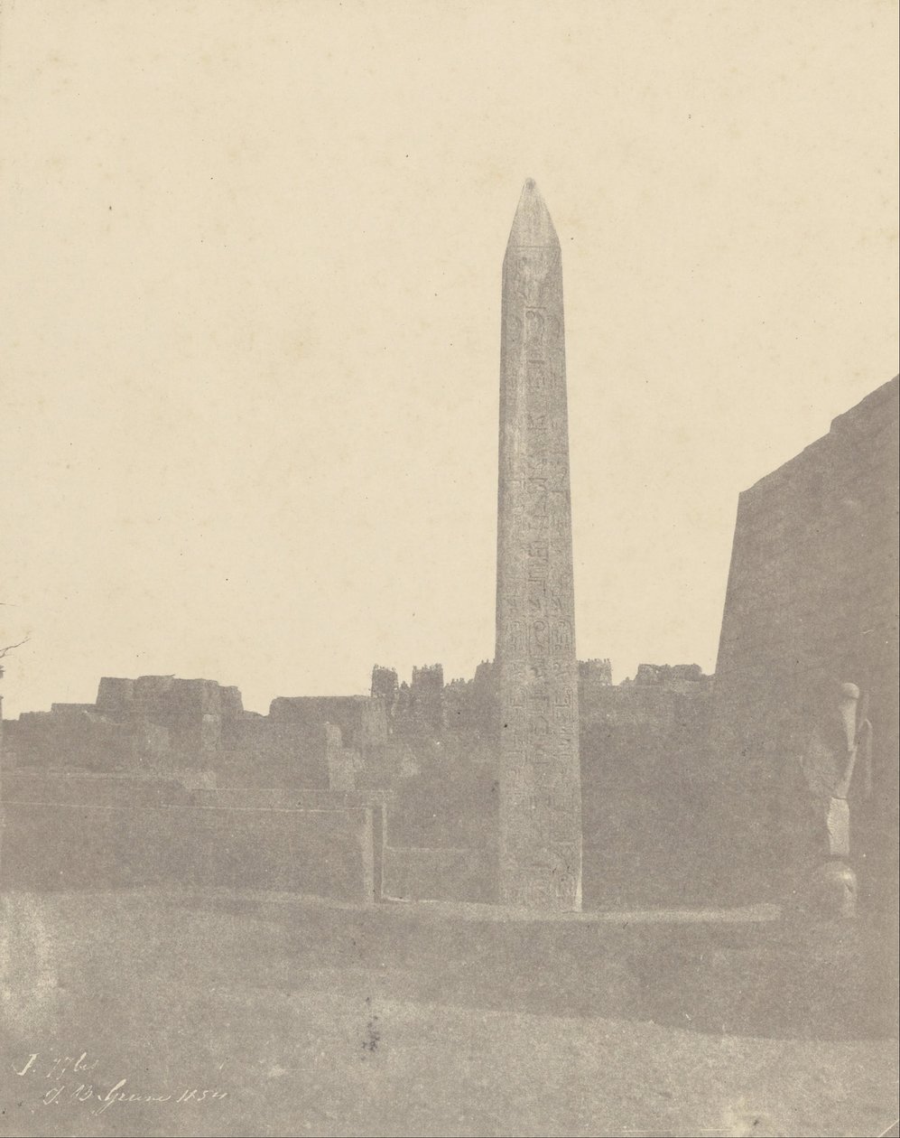 Louqsor, Obelisco (lado oeste) de John Beasly Greene