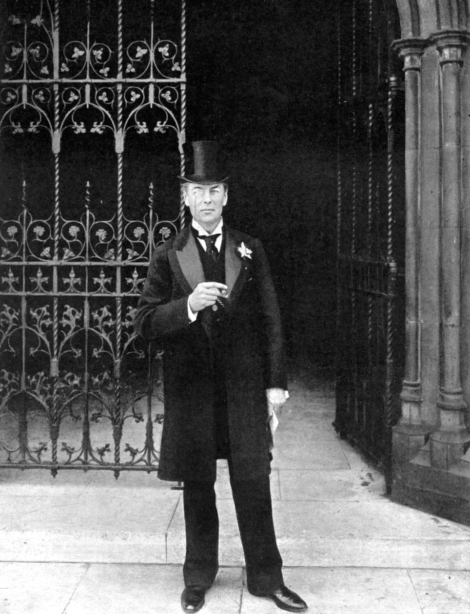 Joseph Chamberlain, estadista liberal britânico, c1905. de John Benjamin Stone