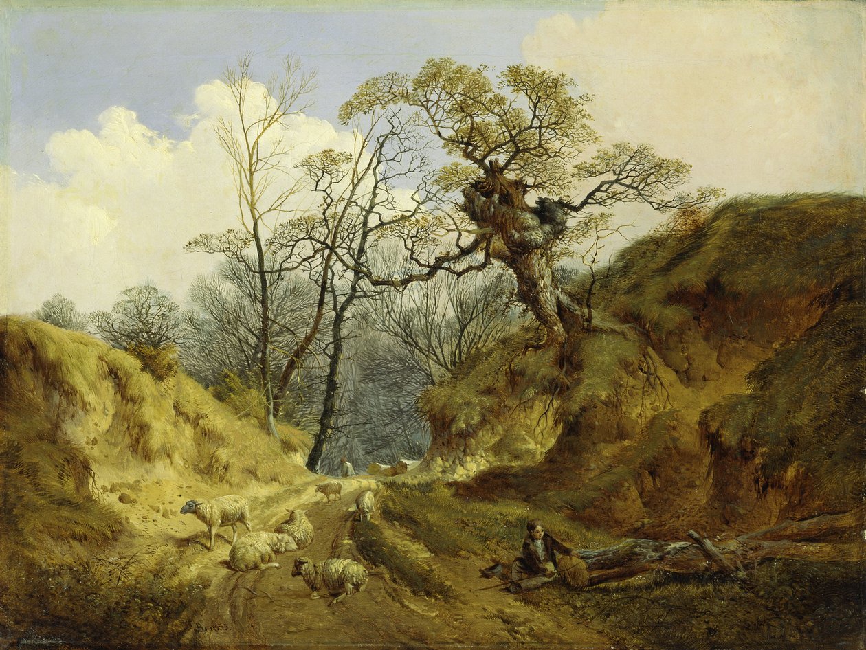 Crown Point, Whitlingham, perto de Norwich de John Berney Ladbrooke
