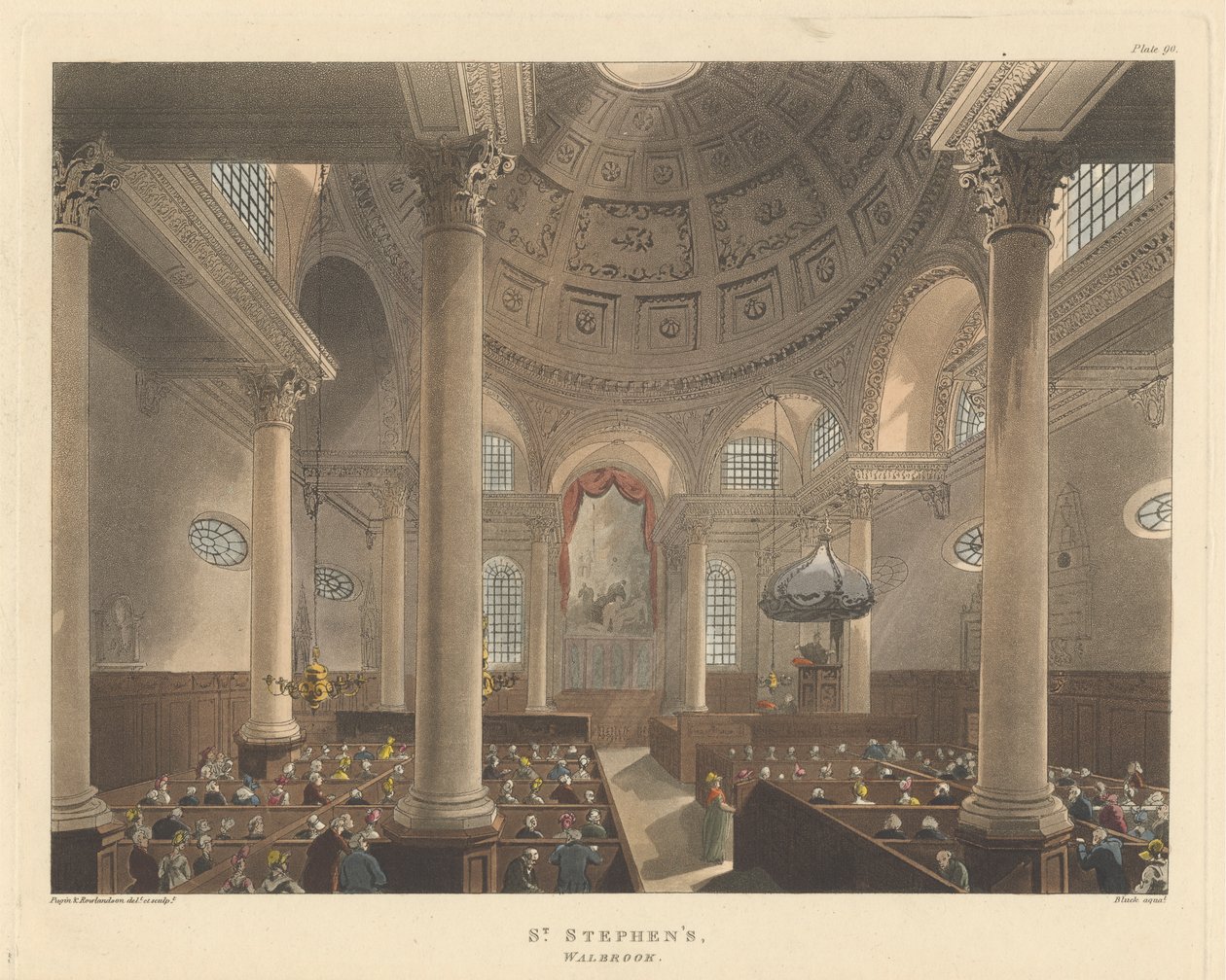 Santo Estêvão, Walbrook de John Bluck