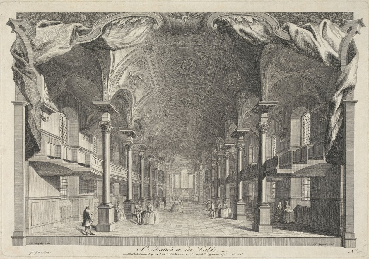 St. Martin-in-the-Fields de John Boydell