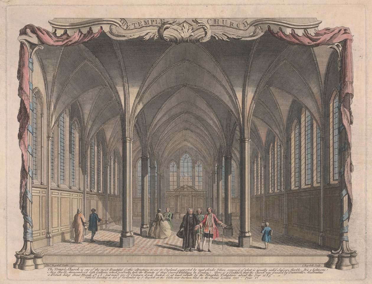 A Igreja do Templo de John Boydell