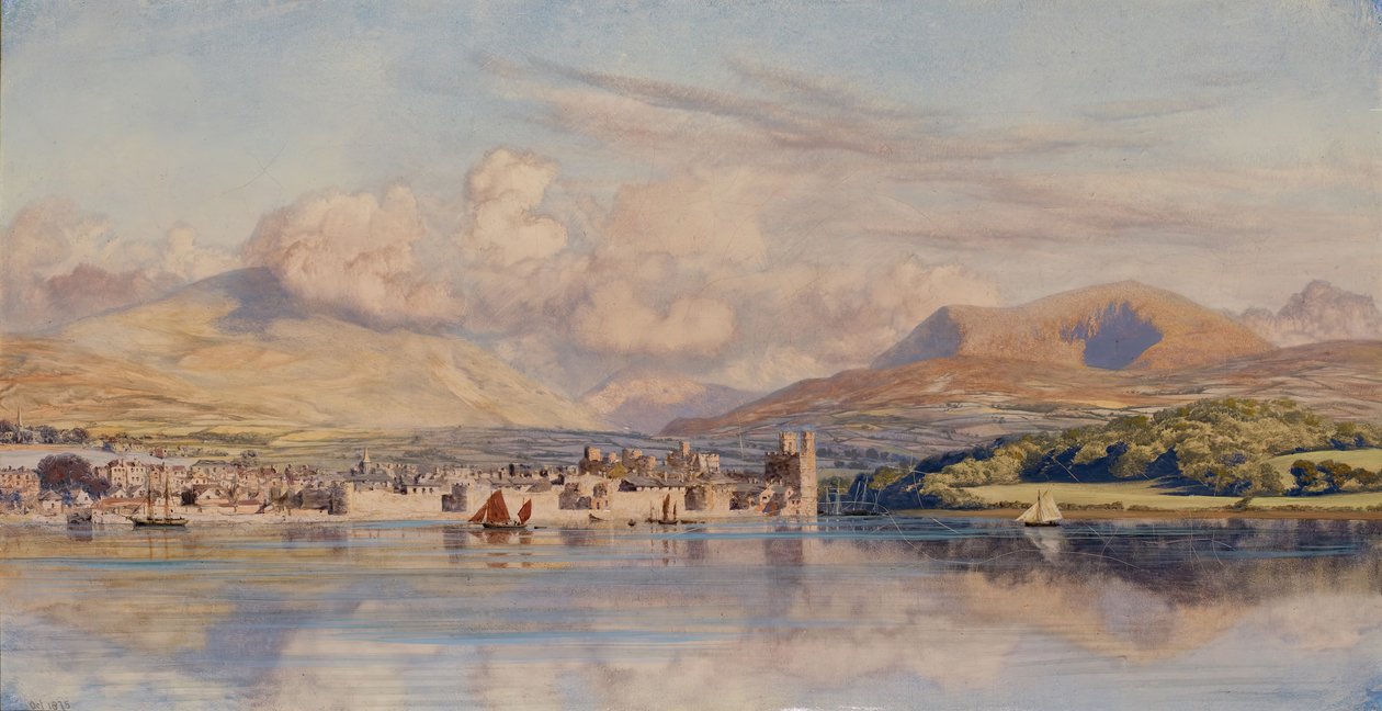 Caernarvon, 1875. de John Brett