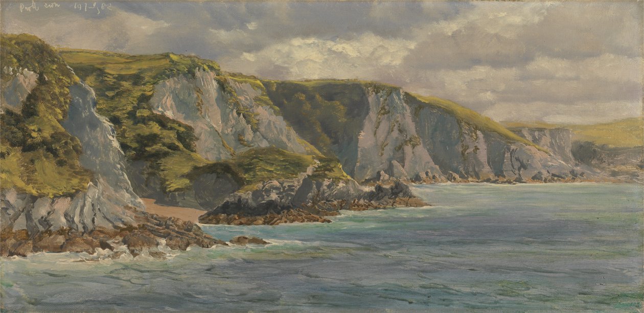 Na costa do País de Gales de John Brett