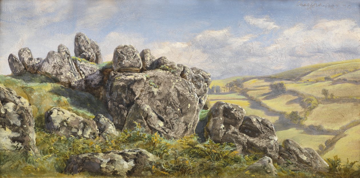 Estudo para Chagford de John Brett