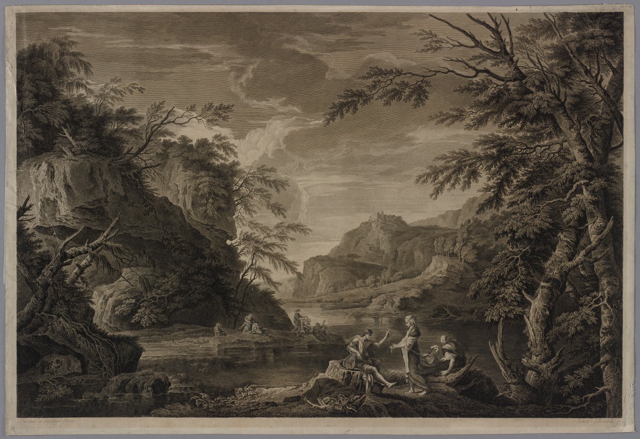Apolo e a Sibila, 1779. de John Browne