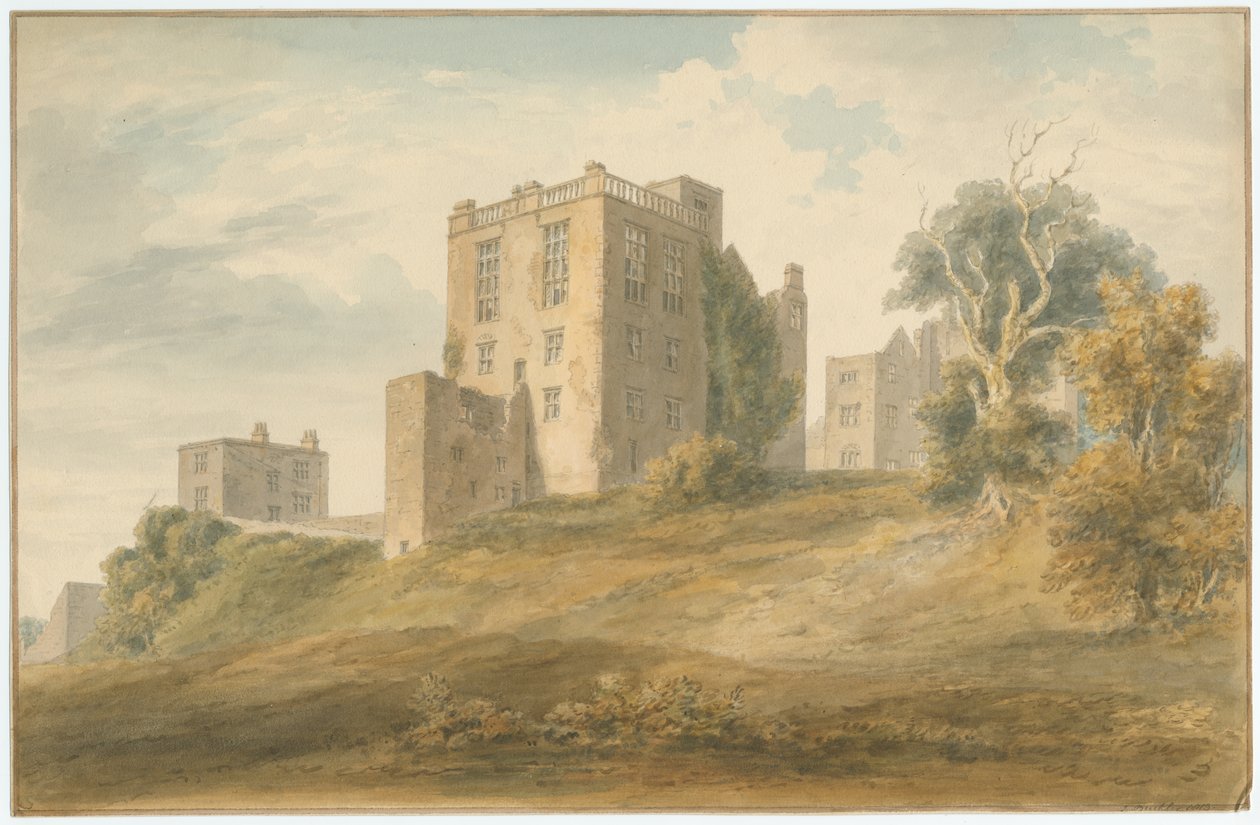 Derbyshire - Hardwick Hall [Antigo] - Restos de John Buckler