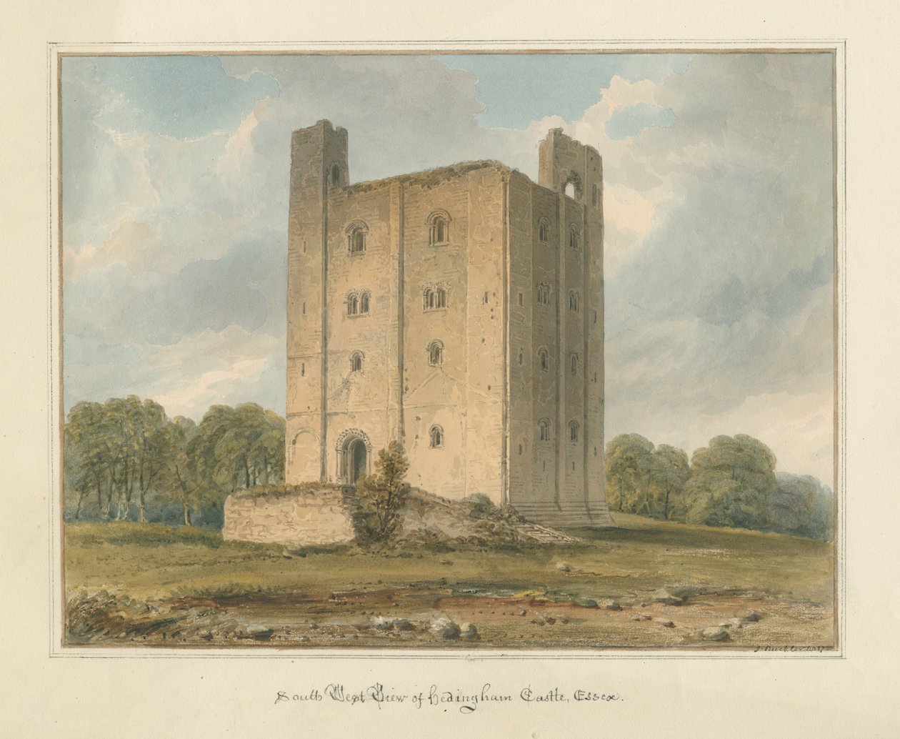 Essex - Castelo de Hedingham de John Buckler