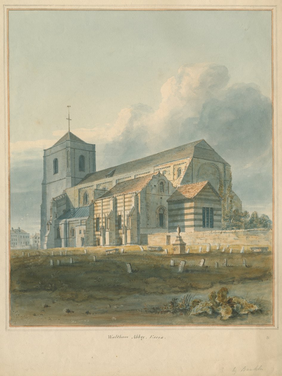 Essex - Abadia de Waltham, 1802 de John Buckler
