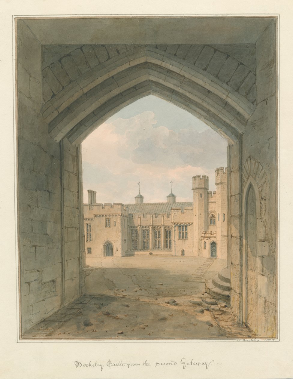 Gloucestershire - Castelo de Berkeley de John Buckler